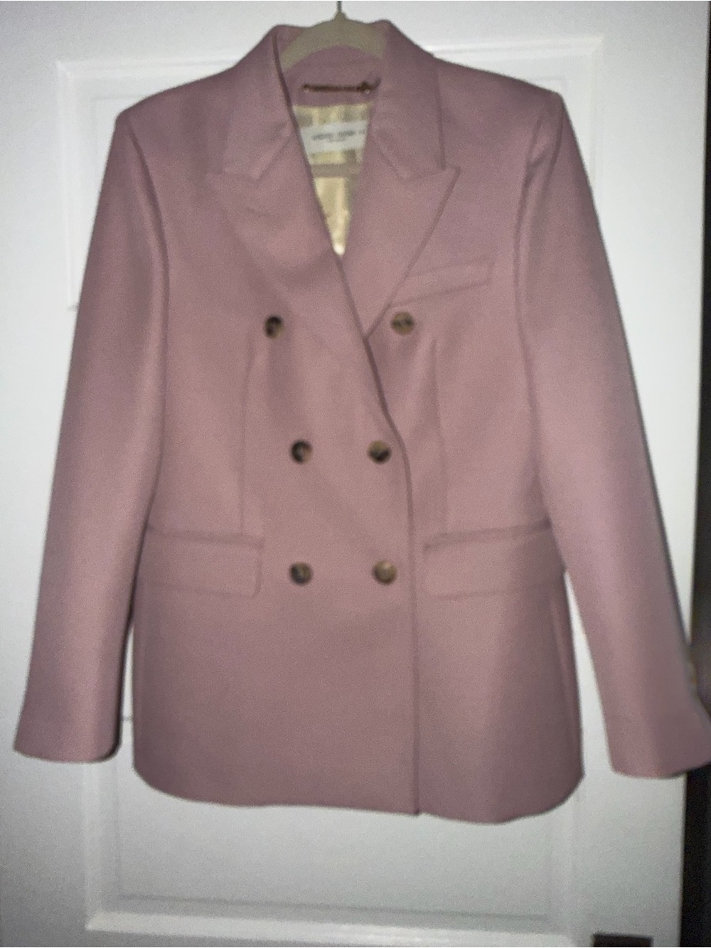 Golden Goose Double-Breasted Pink Blazer Jacket- 42 or US 6 NWT